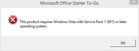 MS Office Starter To-Go error.webp