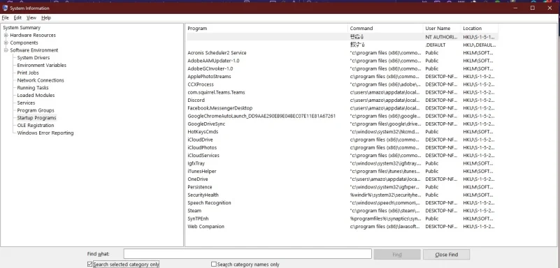 SysInfo Startup Programs.webp