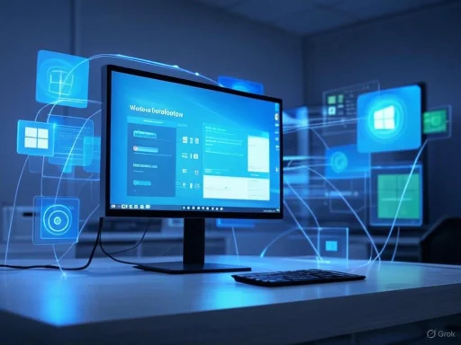 A computer display with digital icons and graphs, illustrating interconnected technology and data visualization. A computer display with digital icons and graphs, illustrating interconnected technology and data visualization.