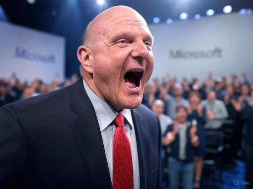 A man in a suit appears to be yelling or cheering at a lively event with a large audience in the background.