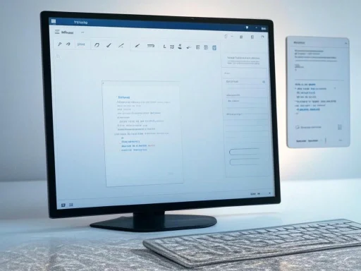 A computer monitor and a smartphone display a note-taking app with handwritten and typed notes.