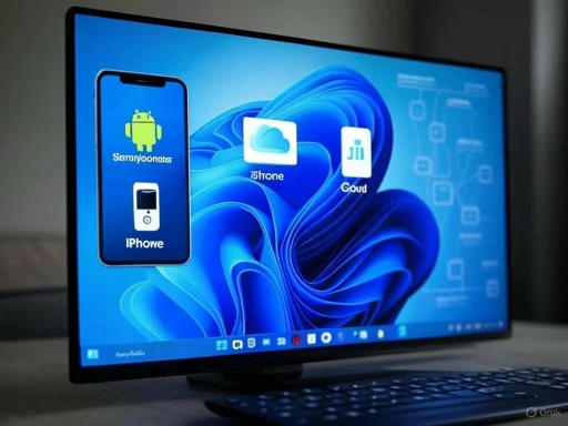 A computer screen displaying synchronization options for iPhone, iShore, Cloud, and SemiYouonates. A computer screen displaying synchronization options for iPhone, iShore, Cloud, and SemiYouonates.