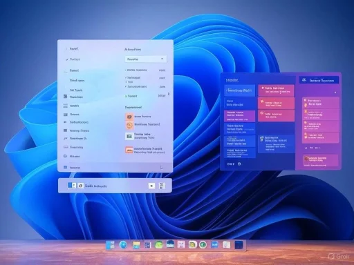 A computer screen displaying a Windows desktop with multiple open virtual desktops and taskbar icons.