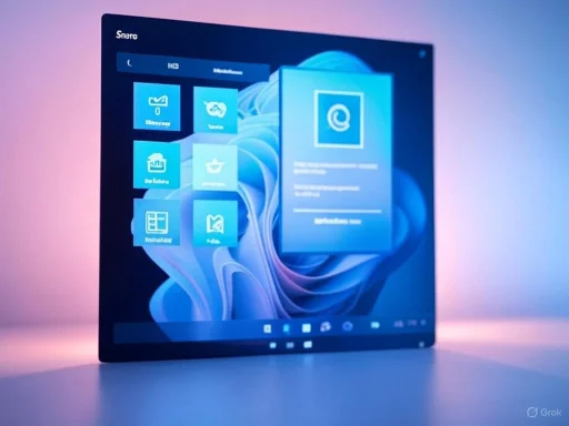 A folding tablet displaying a blue-themed interface with app icons and a central delivery notification. A folding tablet displaying a blue-themed interface with app icons and a central delivery notification.