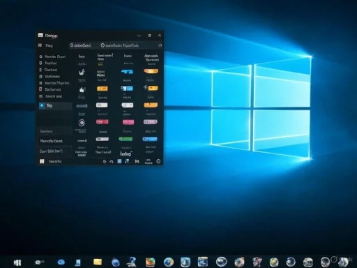 A Windows desktop screen displaying a software interface with various icons and options on a dark theme. A Windows desktop screen displaying a software interface with various icons and options on a dark theme.