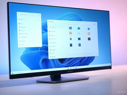 A BenQ monitor displaying a Windows desktop with multiple open application windows, set against a pastel pink-lit background.