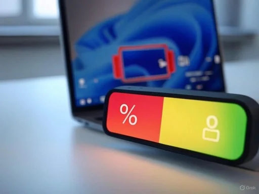 A phone's battery level indicator shows a critical charge, near zero, with a color transition from red to green. A phone's battery level indicator shows a critical charge, near zero, with a color transition from red to green.