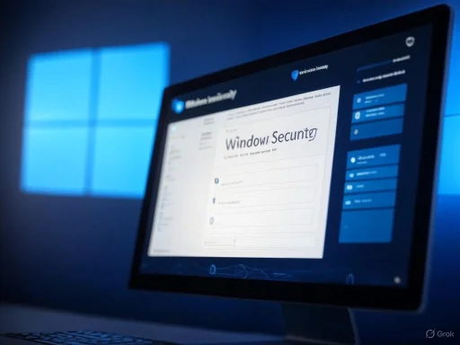 A computer screen displays a cybersecurity interface titled 'Window Security' with a Windows logo in the background. A computer screen displays a cybersecurity interface titled 'Window Security' with a Windows logo in the background.