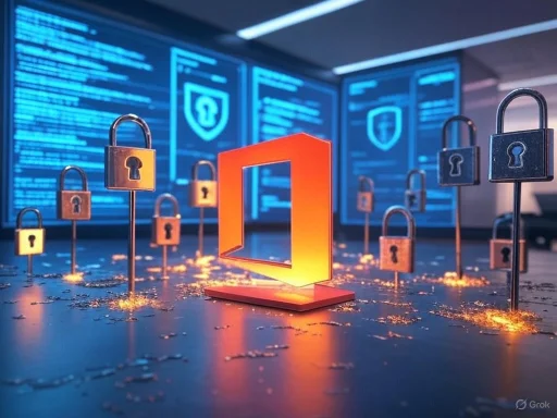 Central glowing door surrounded by padlocks with keyholes, symbolizing digital security or cybersecurity.