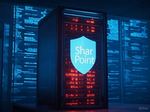 A security server with a shield logo reading 'Shar Point' in a high-tech data center, surrounded by blue digital code displays. A security server with a shield logo reading 'Shar Point' in a high-tech data center, surrounded by blue digital code displays.