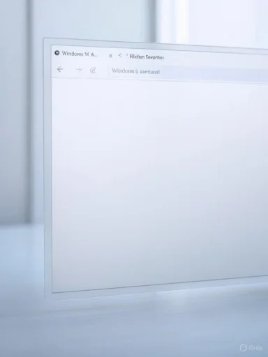 A computer screen displaying a web browser with an unknown webpage open.