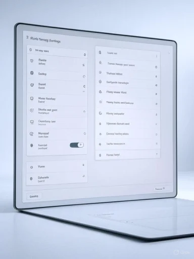 A sleek, foldable laptop displaying a health-related appointment scheduling interface.