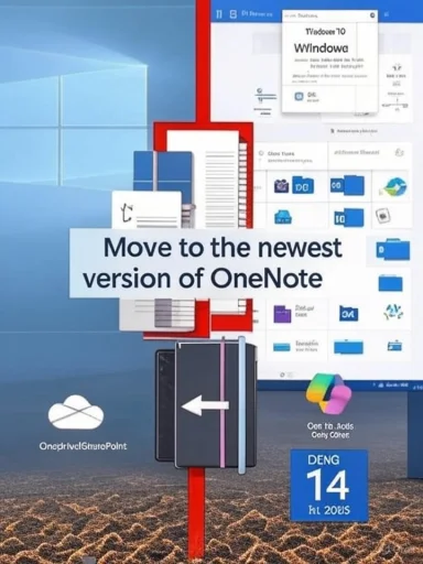 Move to the newest version of OneNote.