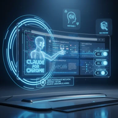 Futuristic holographic AI dashboard with a translucent human model and data analytics panels.