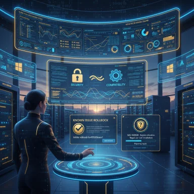 A person in a futuristic uniform interacts with holographic data screens in a high-tech control room.