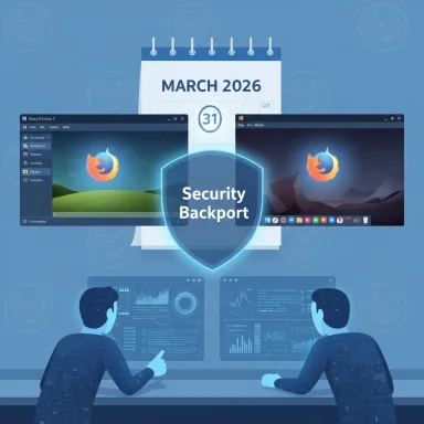 Security Backport visual: a shield over analysts monitoring dashboards.