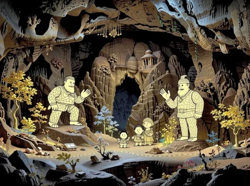 A Family In A Cave.webp