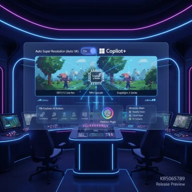 Futuristic command center with holographic displays and neon-blue lighting.