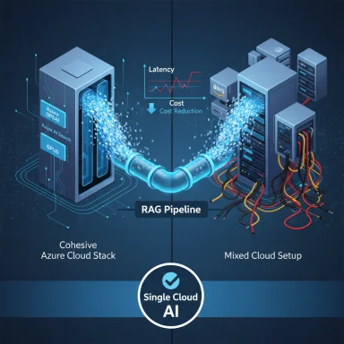 RAG pipeline links cohesive Azure cloud stack to mixed cloud setup for single-cloud AI.