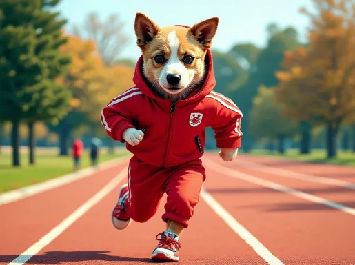 Dog On The Track.webp