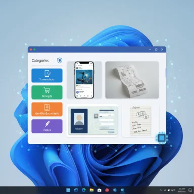 windowsforum-microsoft-photos-auto-categorization-on-device-ai-sorts-receipts-and-ids.webp