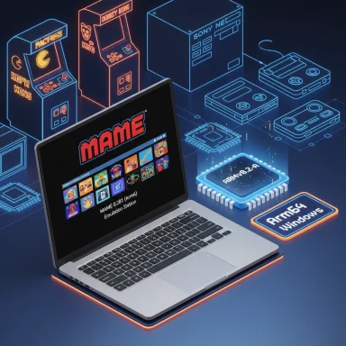 windowsforum-mame-0-281-adds-native-windows-arm64-binaries-and-arm-optimizations.webp