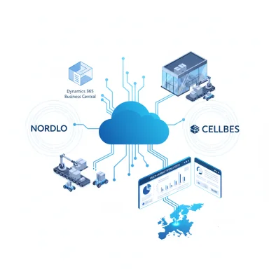 Cloud-based ecosystem linking business apps, logistics, and analytics across Europe.