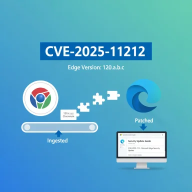 CVE-2025-11212: Edge patched after ingesting 120.x Chromium components.