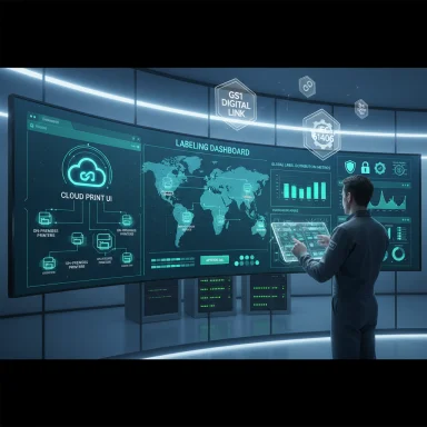A man in a high-tech control room analyzes global data on holographic dashboards.