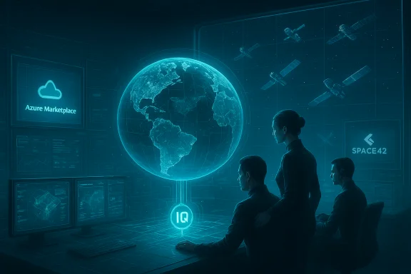 A futuristic control room with a glowing holographic Earth and satellites, as a team monitors screens. A futuristic control room with a glowing holographic Earth and satellites, as a team monitors screens.