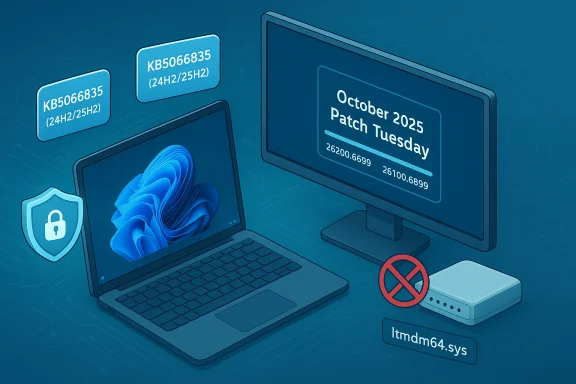 October 2025 Patch Tuesday update blocks the Itmdm64.sys driver to protect the system.