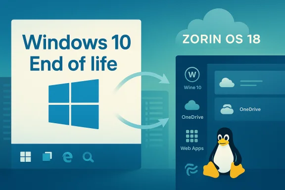 Windows 10 reaches end of life as users migrate to Zorin OS 18.