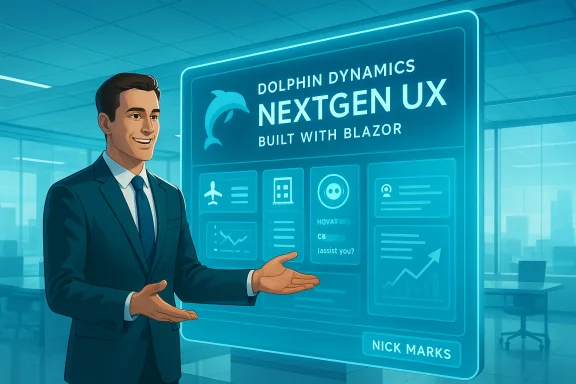 windowsforum-dolphin-dynamics-launches-nextgen-ux-with-nick-marks-as-product-ambassador.webp