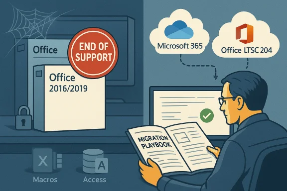 windowsforum-office-2016-and-2019-end-of-support-2025-migration-paths-and-esu-gap-explained.webp