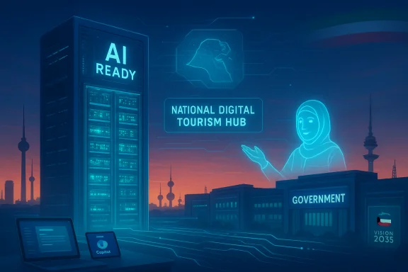 windowsforum-kuwait-ai-summit-microsoft-accelerates-ai-ready-azure-region-and-copilot-rollout.webp