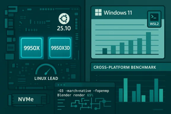 windowsforum-ubuntu-extends-lead-in-zen-5-cpu-tests-ryzen-9950x-vs-9950x3d-on-linux-and-windows.webp
