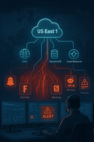 Security operator monitors a US East 1 cloud alert routing DNS, DynamoDB and Load Balancer to apps. Security operator monitors a US East 1 cloud alert routing DNS, DynamoDB and Load Balancer to apps.