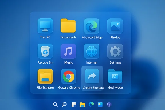 Blue rounded app grid with Windows-style icons on a soft gradient background. Blue rounded app grid with Windows-style icons on a soft gradient background.