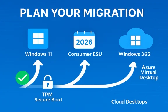 Plan your migration from Windows 11 and TPM Secure Boot to Cloud Desktops via Windows 365 and Azure Virtual Desktop. Plan your migration from Windows 11 and TPM Secure Boot to Cloud Desktops via Windows 365 and Azure Virtual Desktop.