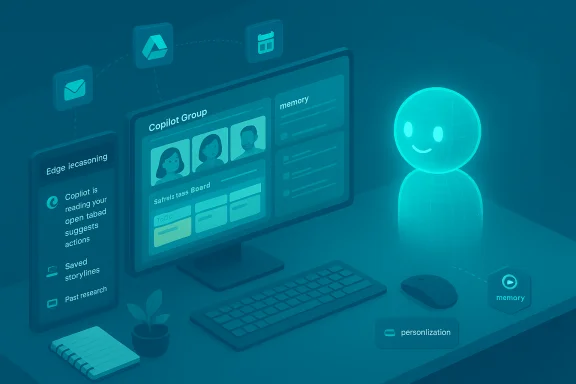 A futuristic desk with a glowing holographic Copilot beside a digital dashboard. A futuristic desk with a glowing holographic Copilot beside a digital dashboard.