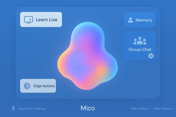 A futuristic AI assistant interface with a glowing multicolored blob and rounded action panels. A futuristic AI assistant interface with a glowing multicolored blob and rounded action panels.