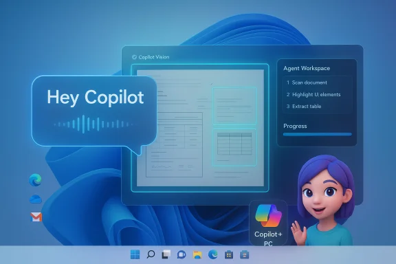 Futuristic blue AI assistant UI on a Windows desktop with 'Hey Copilot' chat bubble and avatar. Futuristic blue AI assistant UI on a Windows desktop with 'Hey Copilot' chat bubble and avatar.