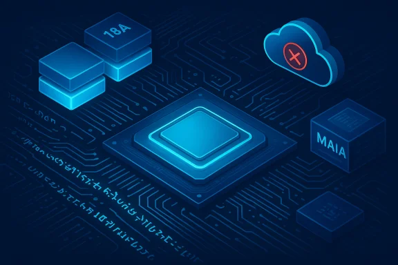 Futuristic circuit board featuring a glowing central processor, floating 3D blocks, and a cloud icon with a red X.