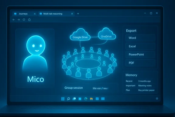 Glowing blue collaboration dashboard on a laptop, featuring cloud drives and a circular team. Glowing blue collaboration dashboard on a laptop, featuring cloud drives and a circular team.