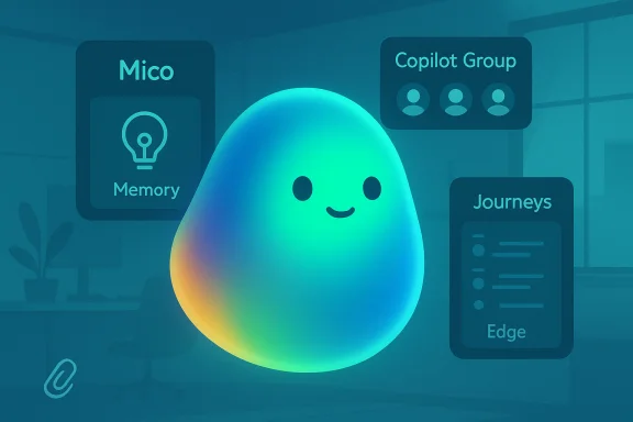 A glowing rainbow blob with a cute face floats in a futuristic office beside UI panels. A glowing rainbow blob with a cute face floats in a futuristic office beside UI panels.