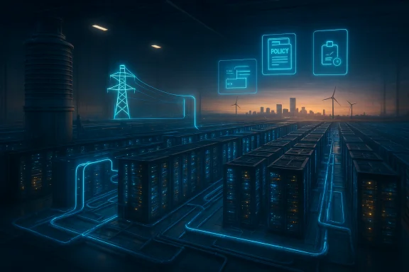 A futuristic data center with glowing blue neon cables and holographic icons. A futuristic data center with glowing blue neon cables and holographic icons.
