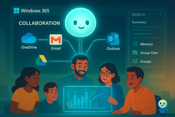 Diverse team collaborates around a glowing data chart on a tablet. Diverse team collaborates around a glowing data chart on a tablet.