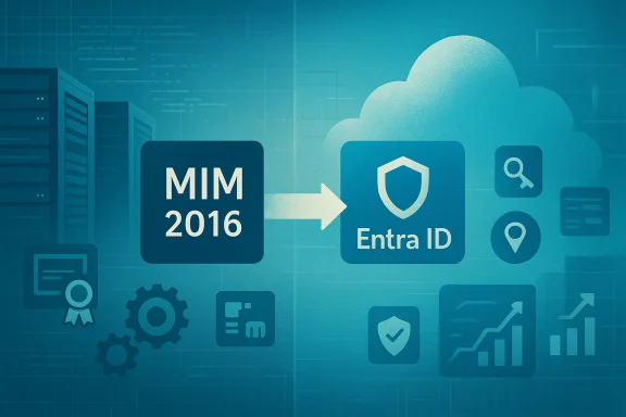 MIM 2016 to Entra ID: cloud-based identity management. MIM 2016 to Entra ID: cloud-based identity management.