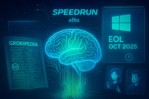 Luminescent brain over circuitry, flanked by SPEEDRUN, GROKIPEDIA, and EOL 2025 panels. Luminescent brain over circuitry, flanked by SPEEDRUN, GROKIPEDIA, and EOL 2025 panels.