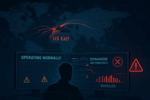 A security analyst monitors dashboards for DynamoDB API endpoints, alerts, and backlog on a dark global map. A security analyst monitors dashboards for DynamoDB API endpoints, alerts, and backlog on a dark global map.